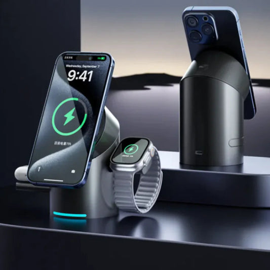 3-in-1 Magnetic Wireless Watch Charger